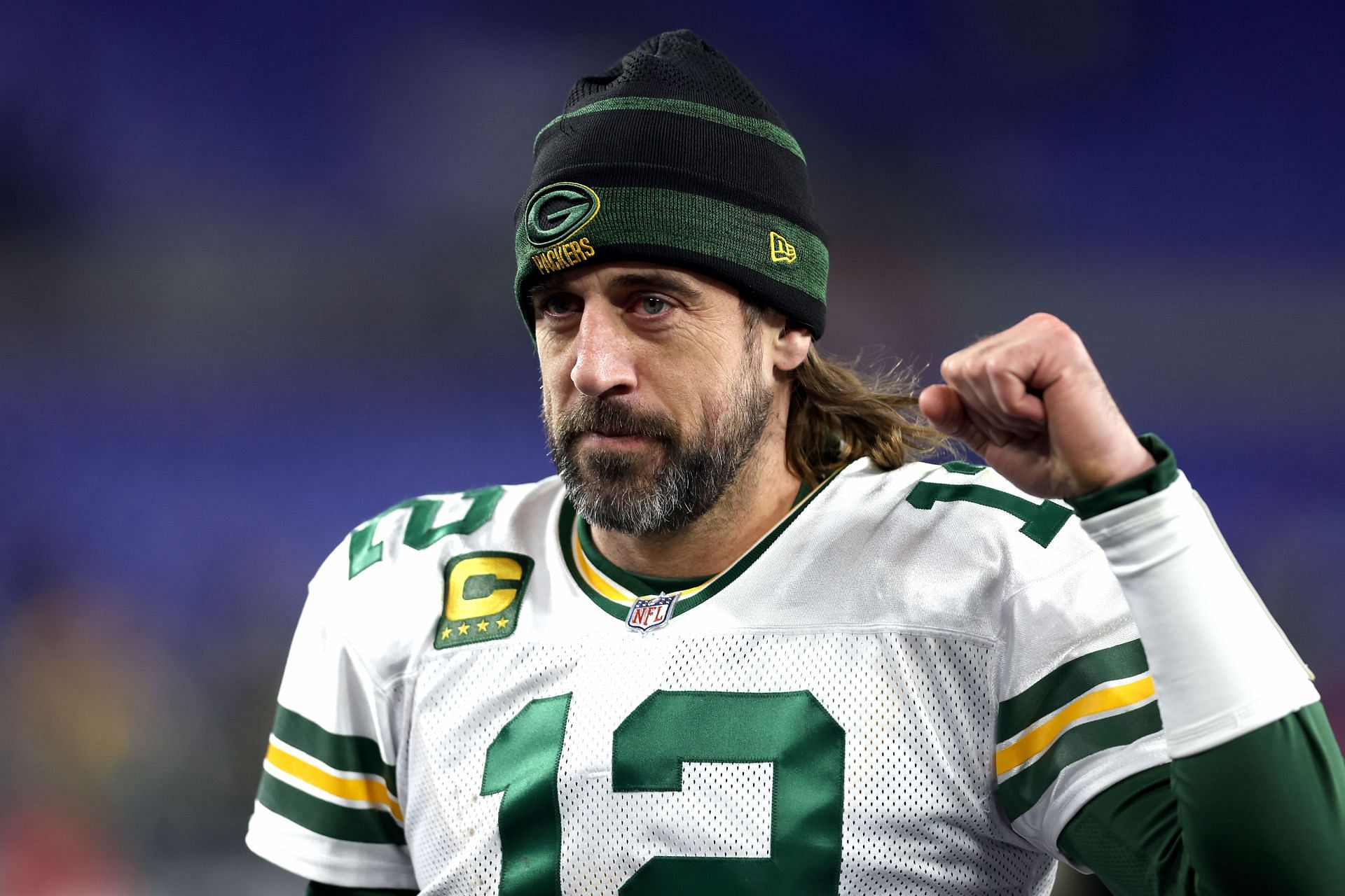 Aaron Rodgers was courtside next to Randall Cobb, Mallory Edens for the Milwaukee  Bucks' NBA playoff game against the Chicago Bulls