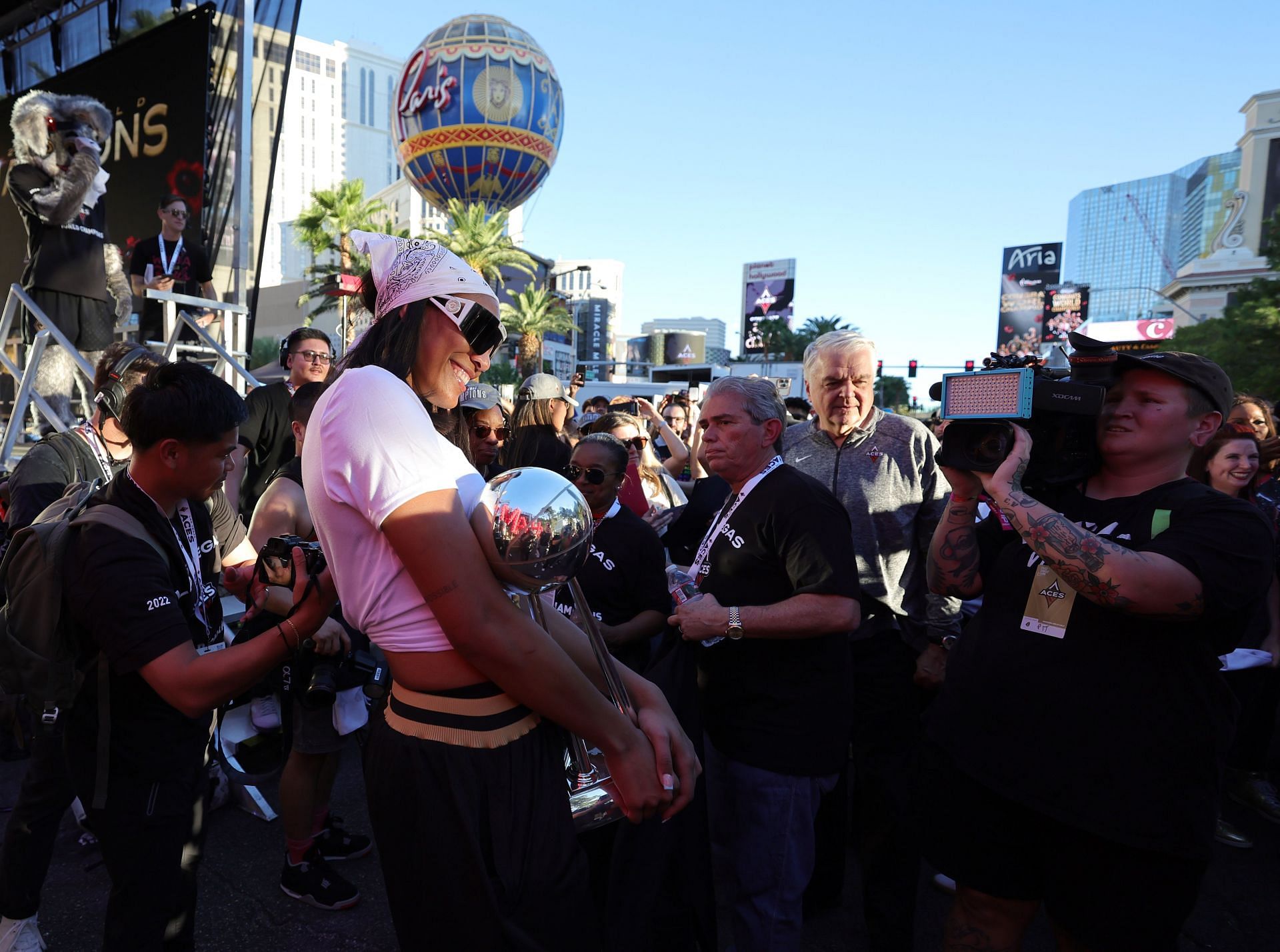 Brittney Griner of the Las Vegas Aces