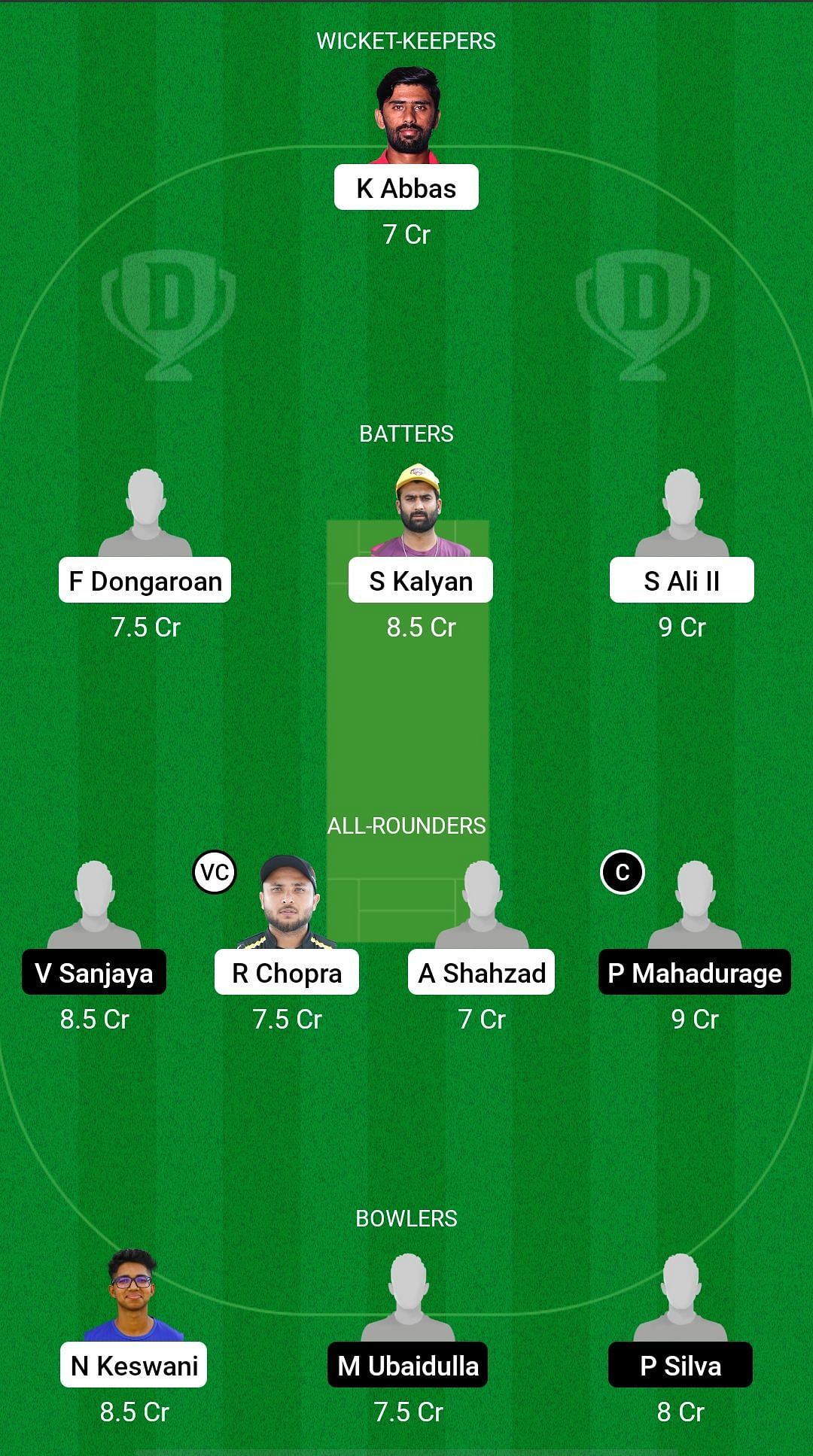 ACE vs SRL Dream11 Prediction - CBFS T10 League