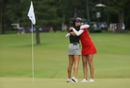 Nelly Korda and Lydia Ko (Image via Mike Ehrmann/Getty Images)