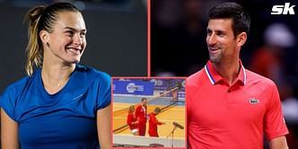 Watch: Novak Djokovic and Aryna Sabalenka surprise fans with dance moves at the World Tennis League