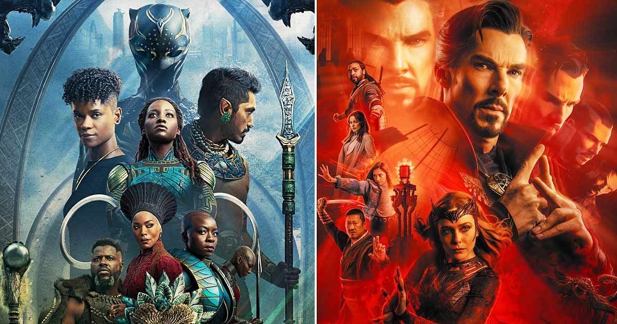 Black Panther Wakanda Forever and Multiverse of Madness Posters (Image via Marvel)