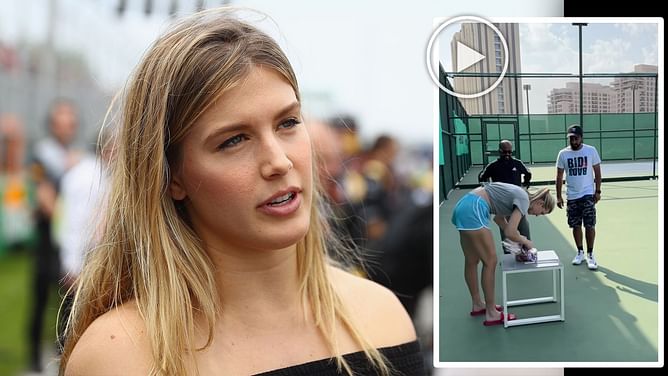 In pictures: Eugenie Bouchard spends a Christmas unlike any other in Dubai