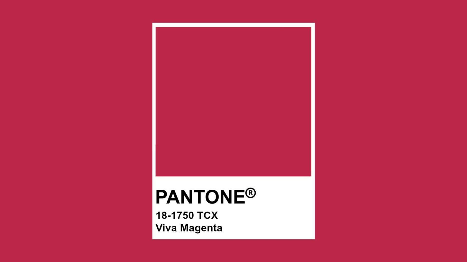 Viva Magenta is Pantone&#039;s &#039;Color of the Year&#039; for 2023 (Image via The Color Institute)