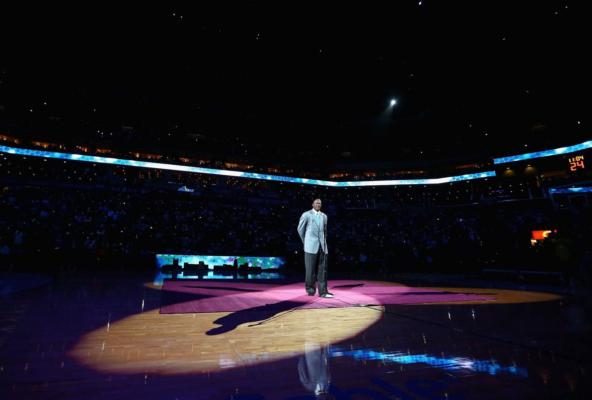 Michael Jordan (Utah Jazz v Charlotte Bobcats)