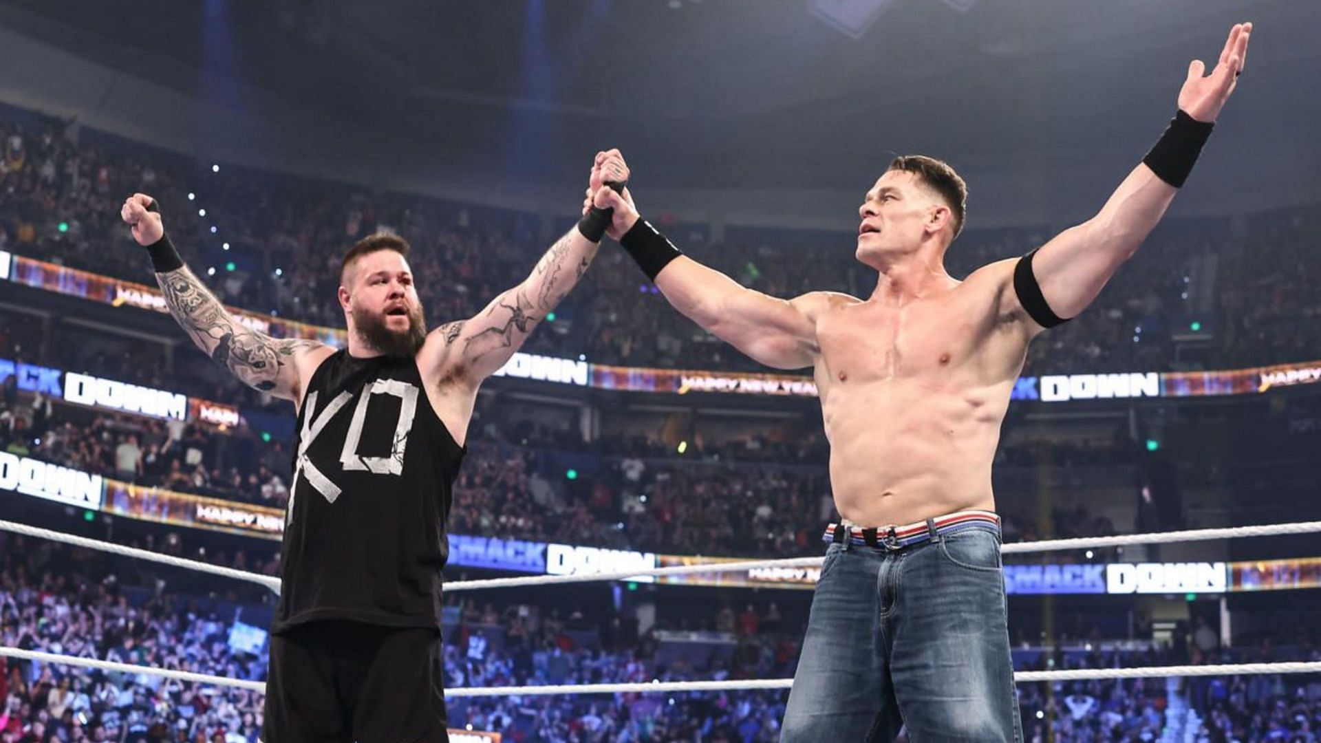 Kevin Owens and John Cena defeated Roman Reigns and Sami Zayn on WWE SmackDown