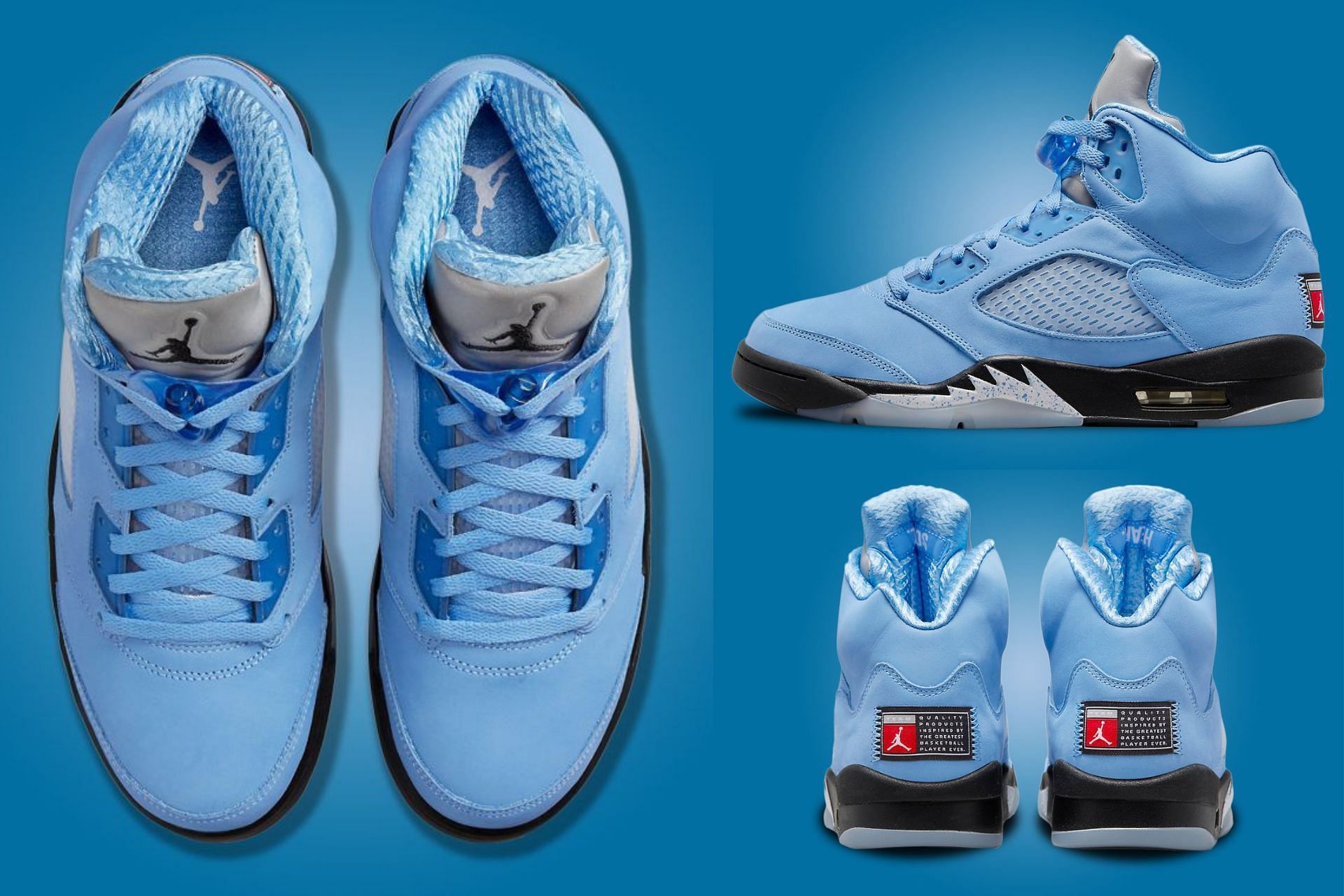 Take a closer look at the upcoming Air Jordan 5 shoes (Image via Sportskeeda)