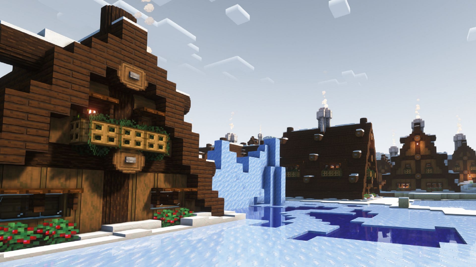 The buildings of Minecraft&#039;s villages are vastly improved thanks to Better Villages (Image via jtl_elisa/CurseForge)