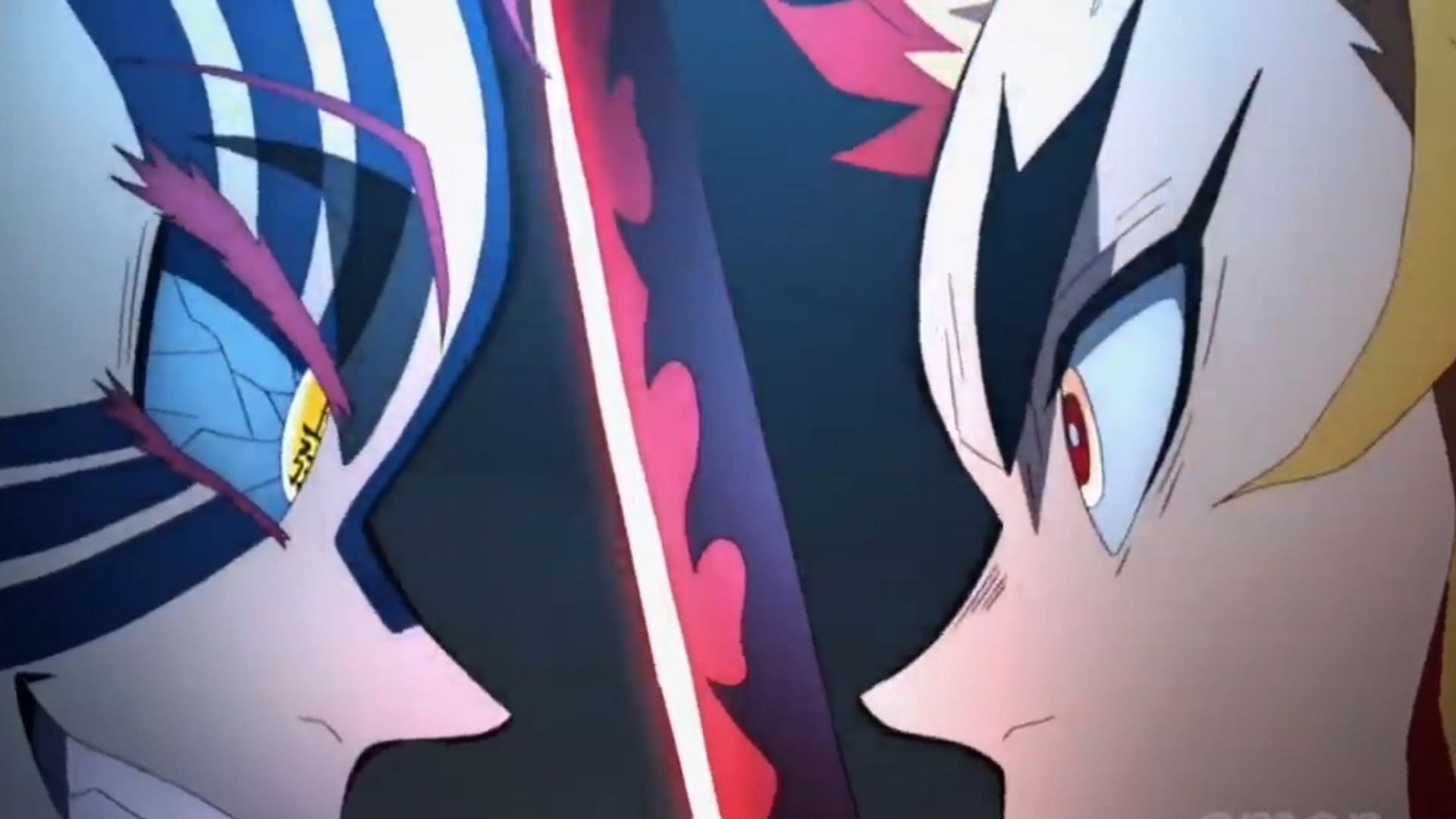 Demon vs Demon Slayers as seen in the anime (Image via Ufotable)