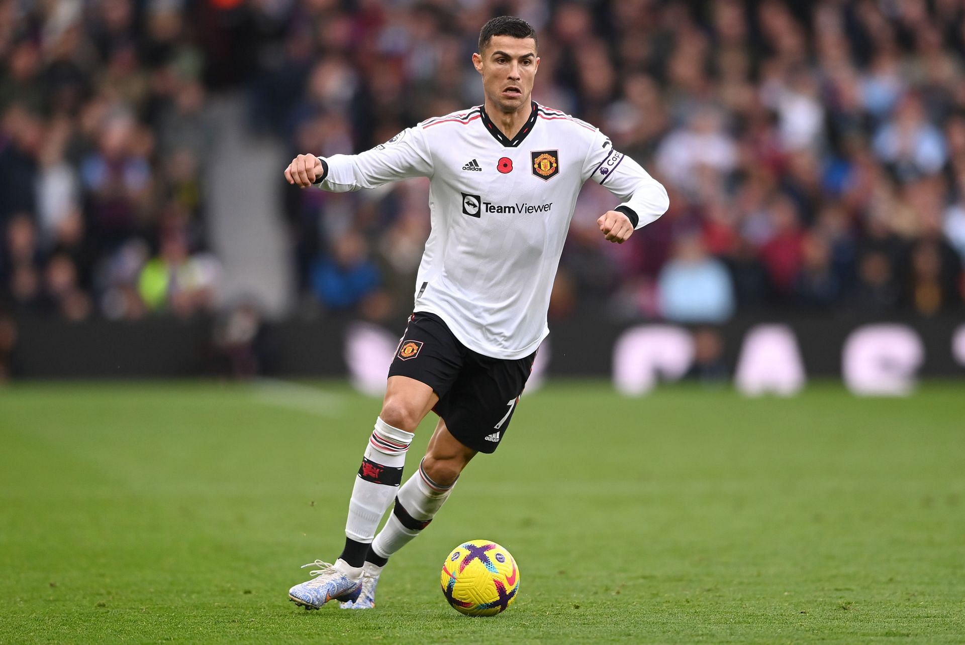 Aston Villa v Manchester United - Premier League: Cristiano Ronaldo