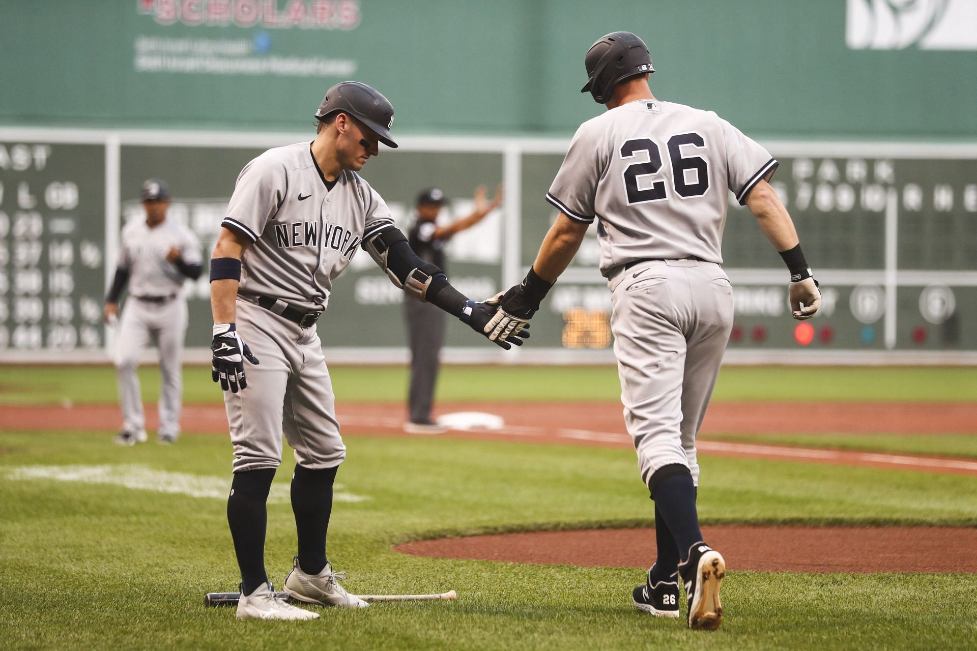 New York Yankees third basemen Josh Donaldson and DJ LeMahieu