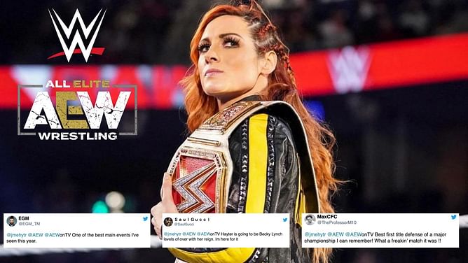 "Going to be Becky Lynch levels of over with her reign" - Twitter reacts with bold claims following 27-year-old AEW star's major title defense