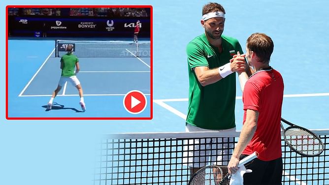 Watch: Grigor Dimitrov's brilliant act of sportsmanship towards David Goffin at United Cup 2023