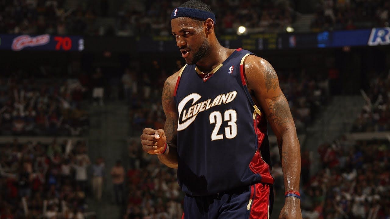 LeBron James during his time with the Cleveland Cavaliers