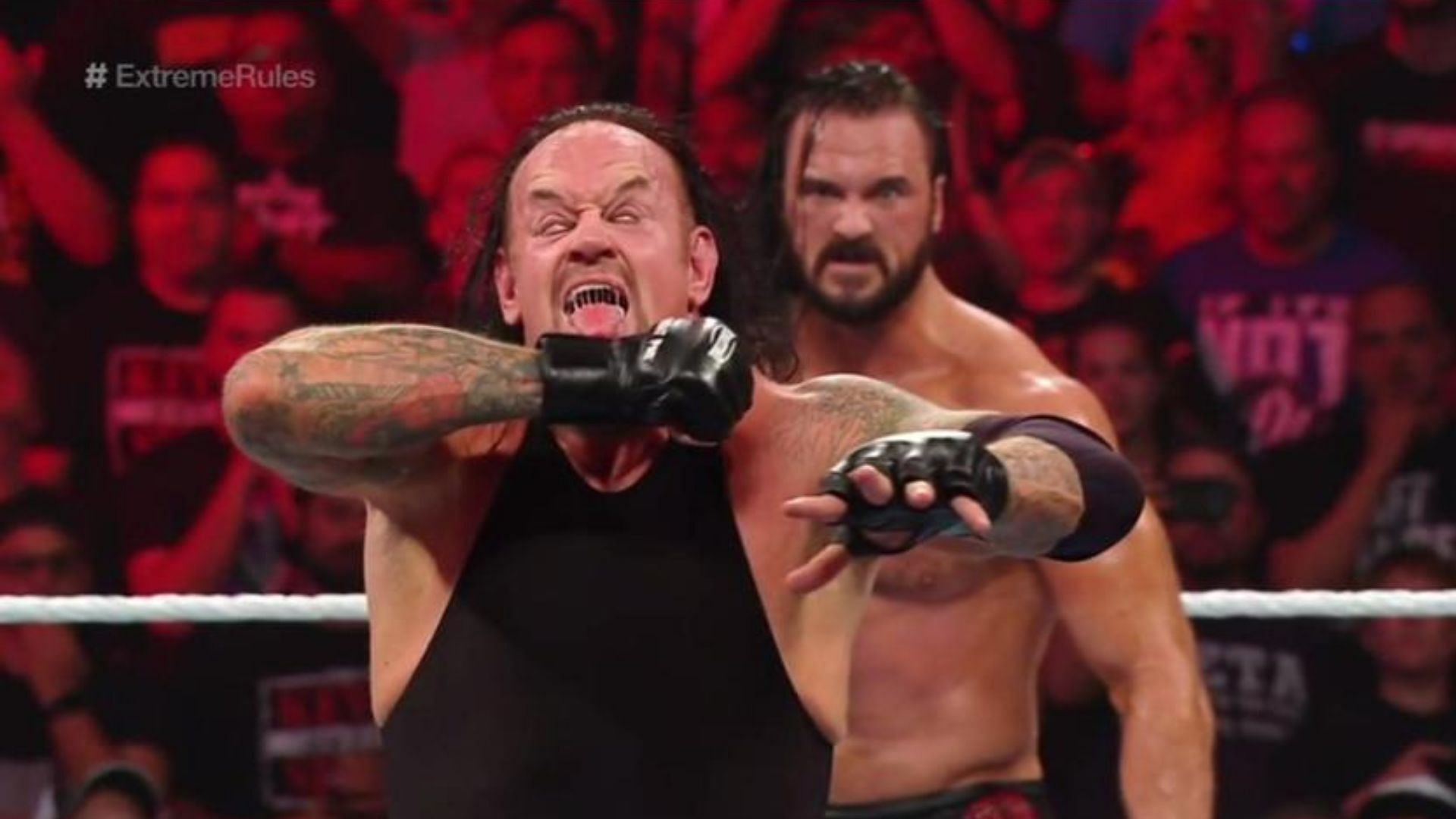 The Undertaker and Drew McIntyre met in a tag match at Extreme Rules 2019