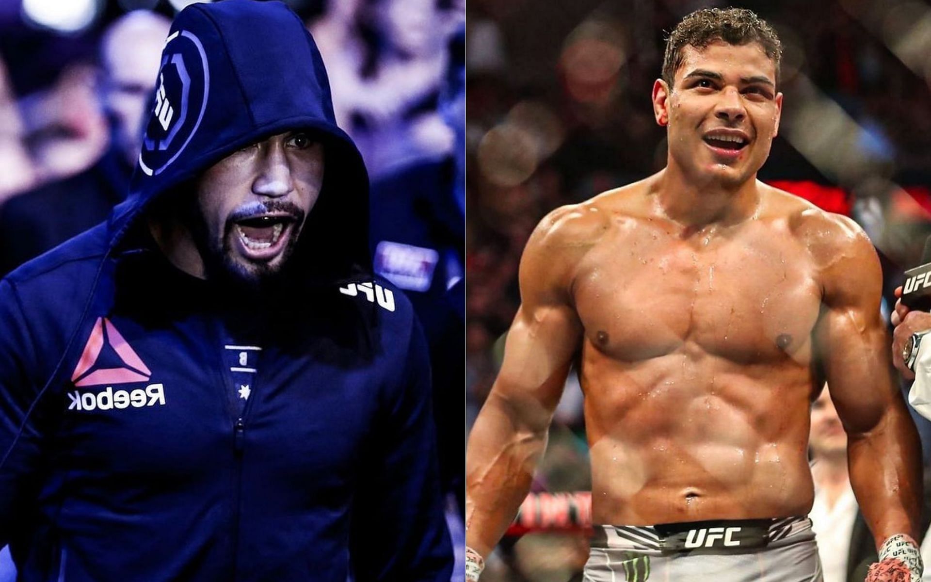 Robert Whittaker (left) and Paulo Costa (right)