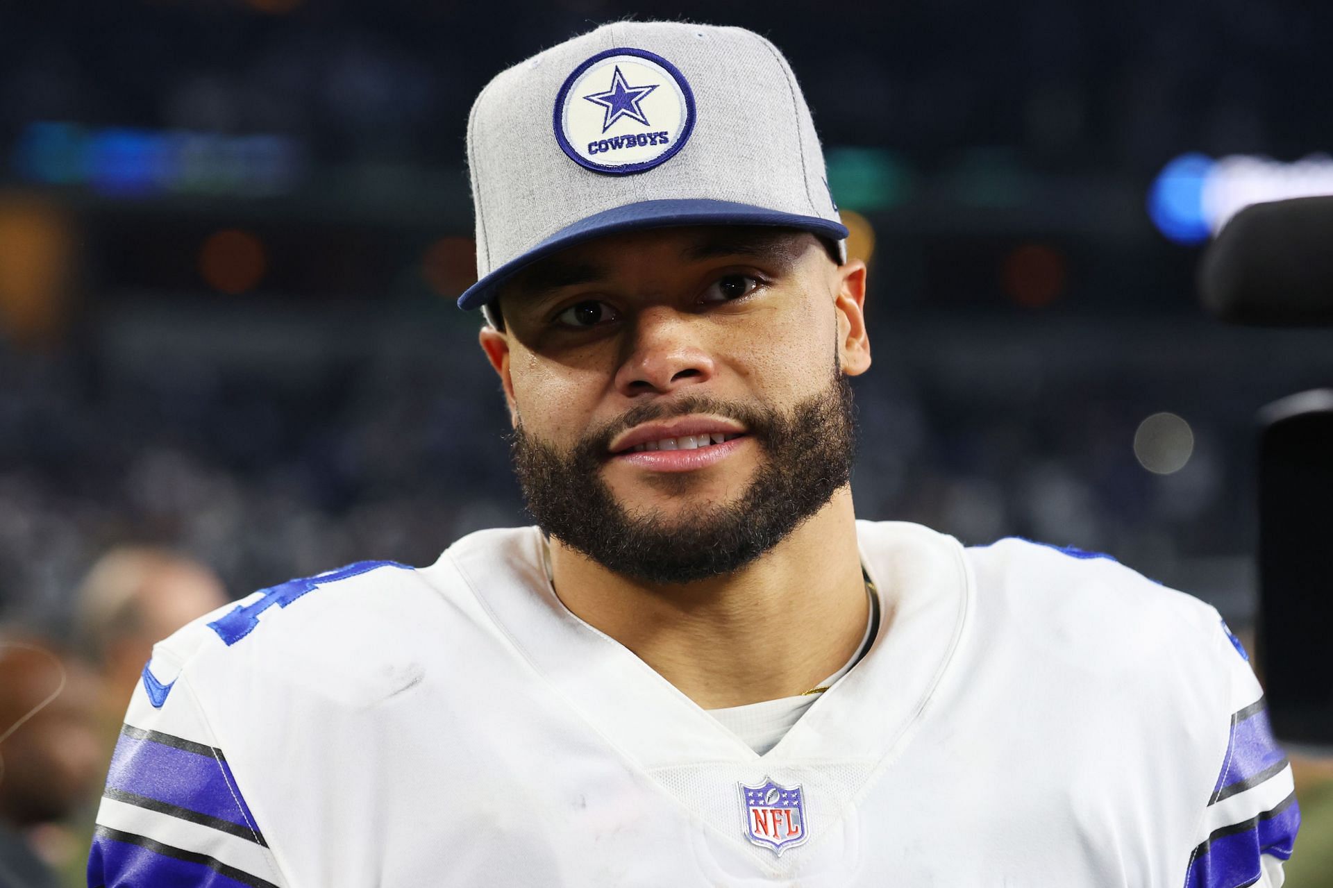 Dak Prescott at Indianapolis v Dallas on Sunday Night Football