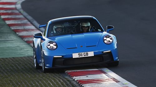 Emma Raducanu in the Porsche 911 GT3