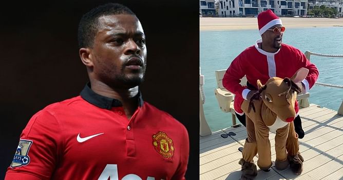 Manchester United legend Patrice Evra posts bizarrely hilarious video on Instagram for Christmas