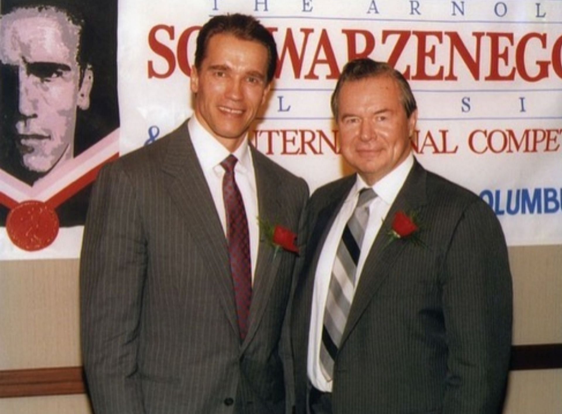 Arnold Schwarzenegger and Jim Lorimer (Image via Arnold Schwarzenegger/Instagram)