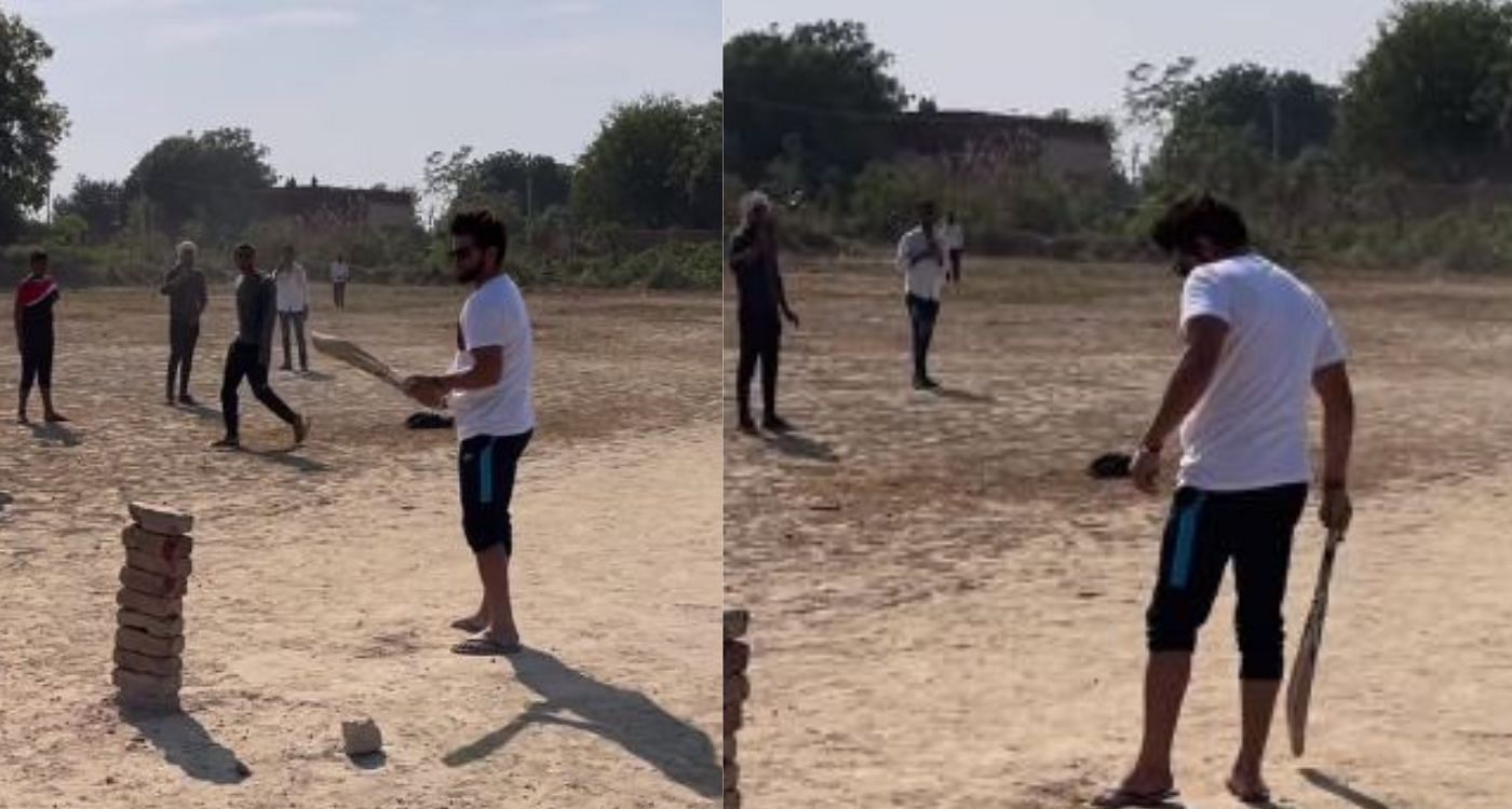 सुरेश रैना अपने युवा फैंस के साथ क्रिकेट खेलते नजर आये 
