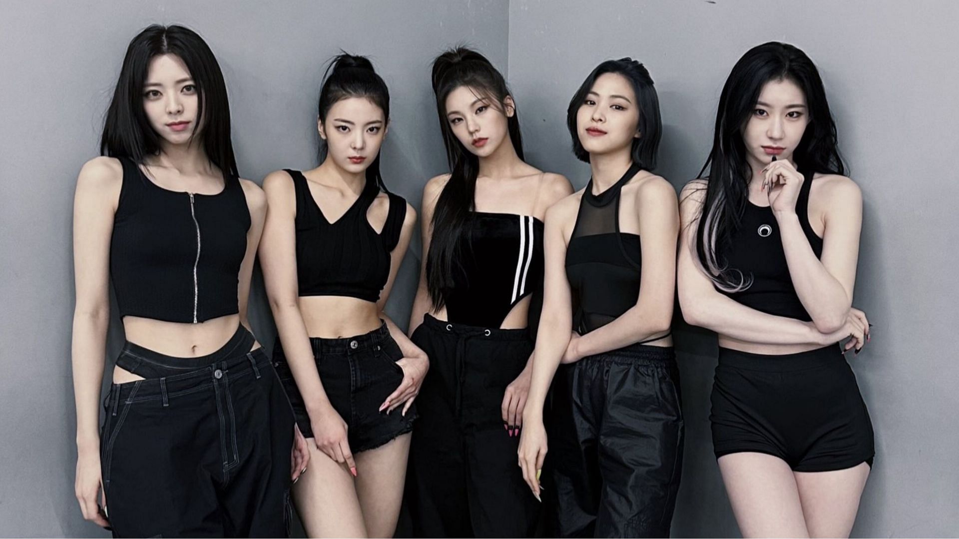 Image featuring ITZY members (Image via ITZY official twitter account)