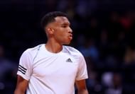Felix Auger-Aliassime at the 2022 World Tennis League.