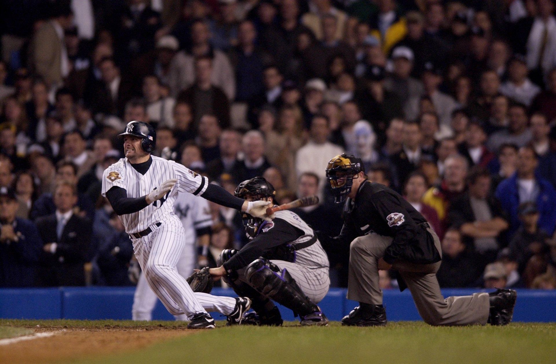 1998 Chuck Knoblauch New York Yankees World Series Championship