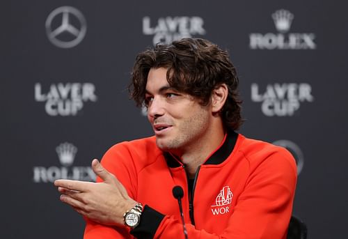 Taylor Fritz at the 2022 Laver Cup previews