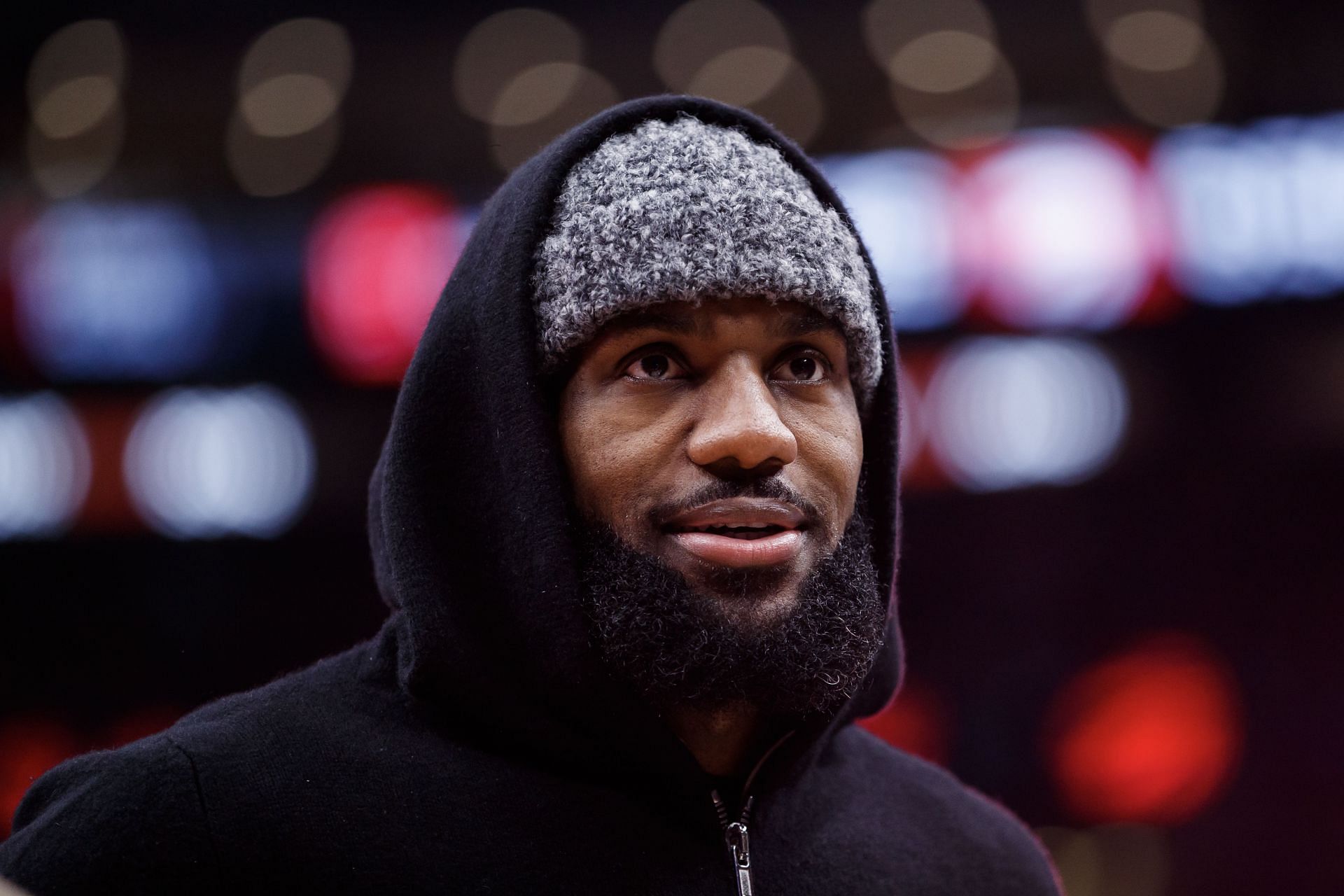 Watch: LeBron James dappered at Louis Vuitton fashion show flashing his  grill in Paris