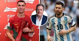Cristiano Ronaldo fan Piers Morgan accuses pundits of 'fan-girling' over Lionel Messi at FIFA World Cup