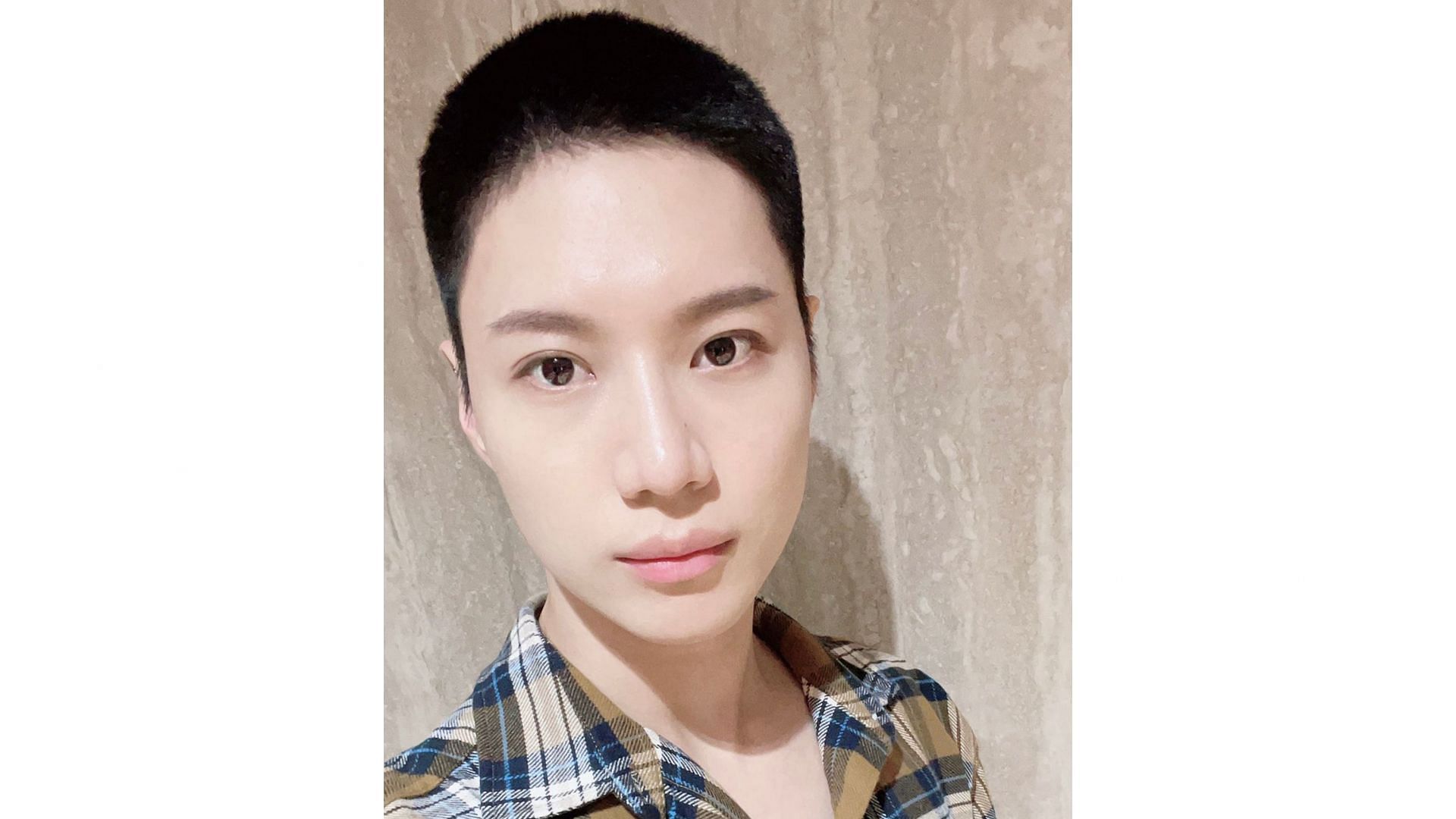 Taemin registered for active duty in May 31, 2021 but shifted to public service in 2022 and is expected to be discharged next year. (Image via Twitter/@SHINee)