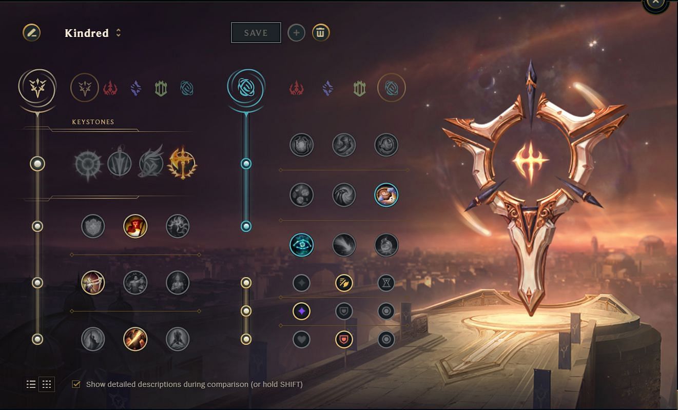 Kindred Rune Path (Image via Riot Games)