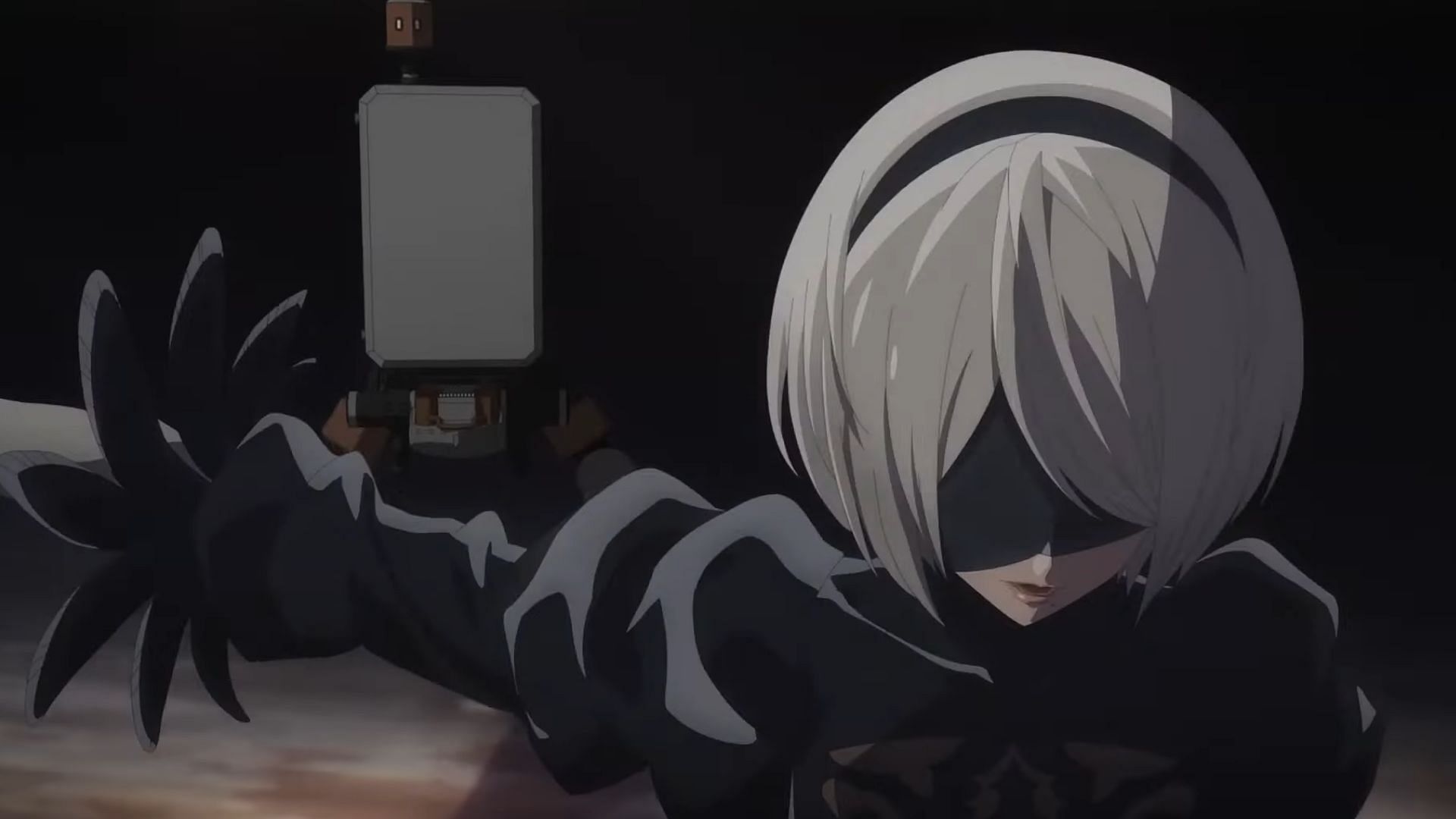 2B as seen in the trailer (Image via A-1 Pictures)