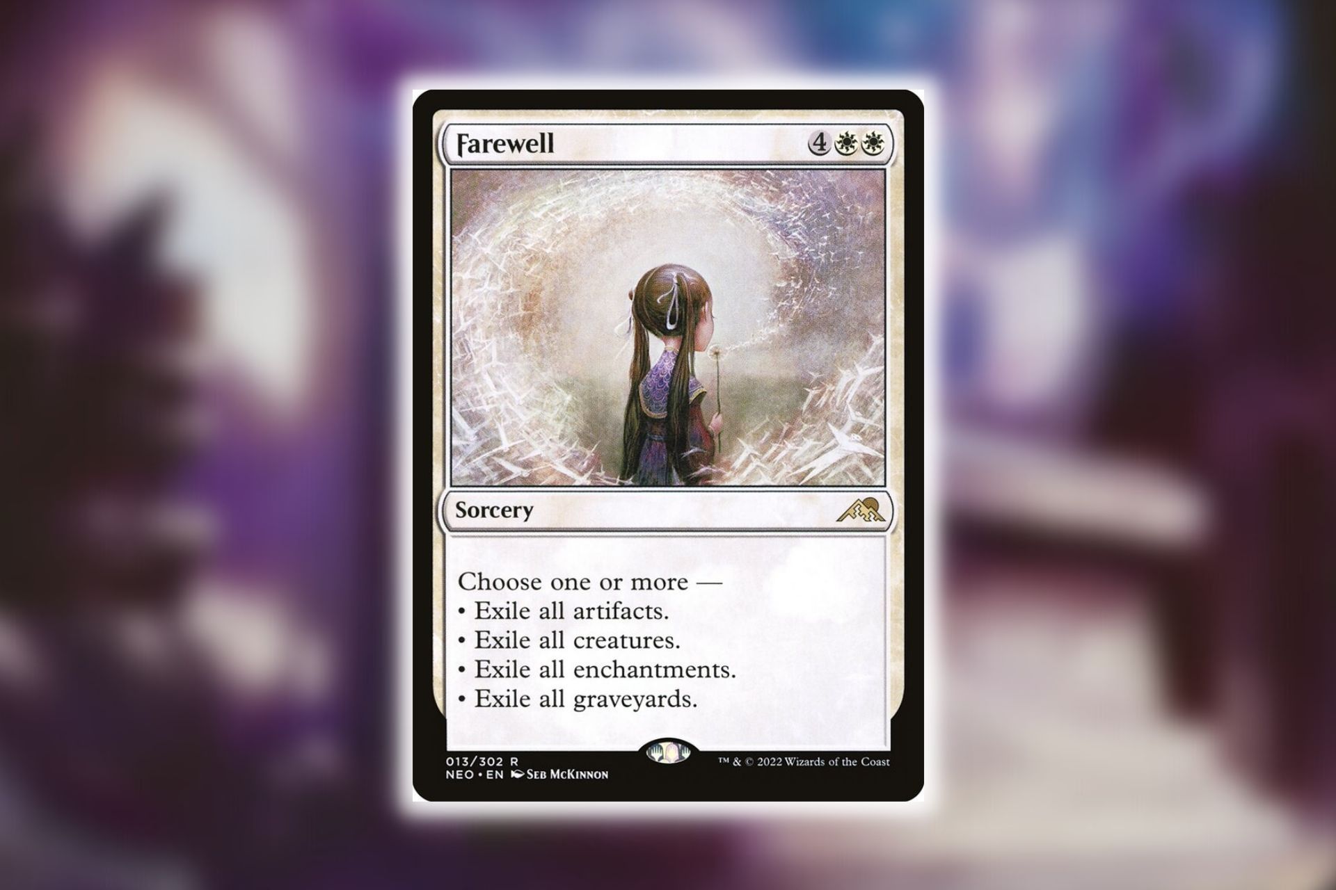 Farewell in Magic: The Gathering (Image via Wizards of the Coast)