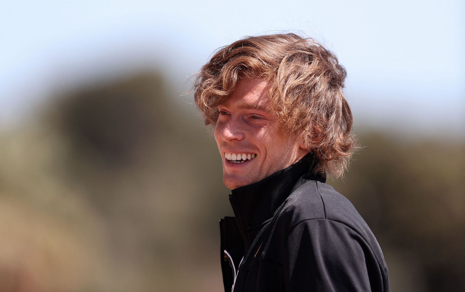 Andrey Rublev at the 2022 Monte-Carlo Masters.