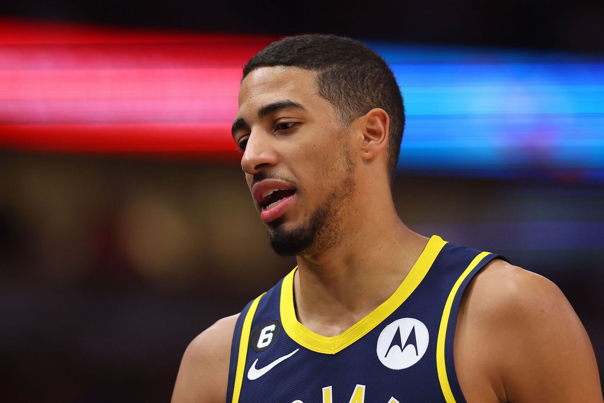 Indiana Pacers guard Tyrese Haliburton