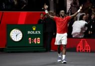 Frances Tiafoe at the 2022 Laver Cup.