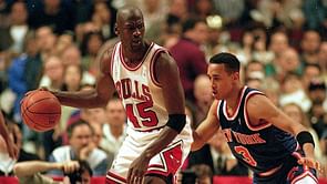 John Starks recalls the New York Knicks’ scouting report on Michael Jordan: “Good luck”