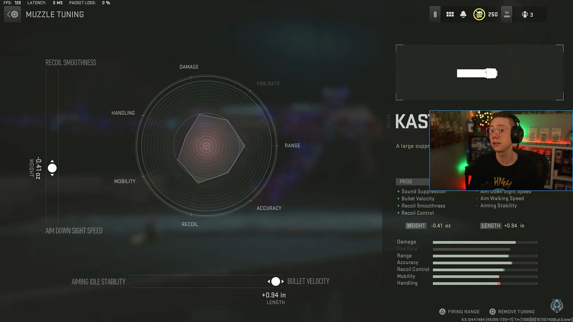 Kastovia DX90 Tunings (Image via Activision and YouTube/WhosImmortal)