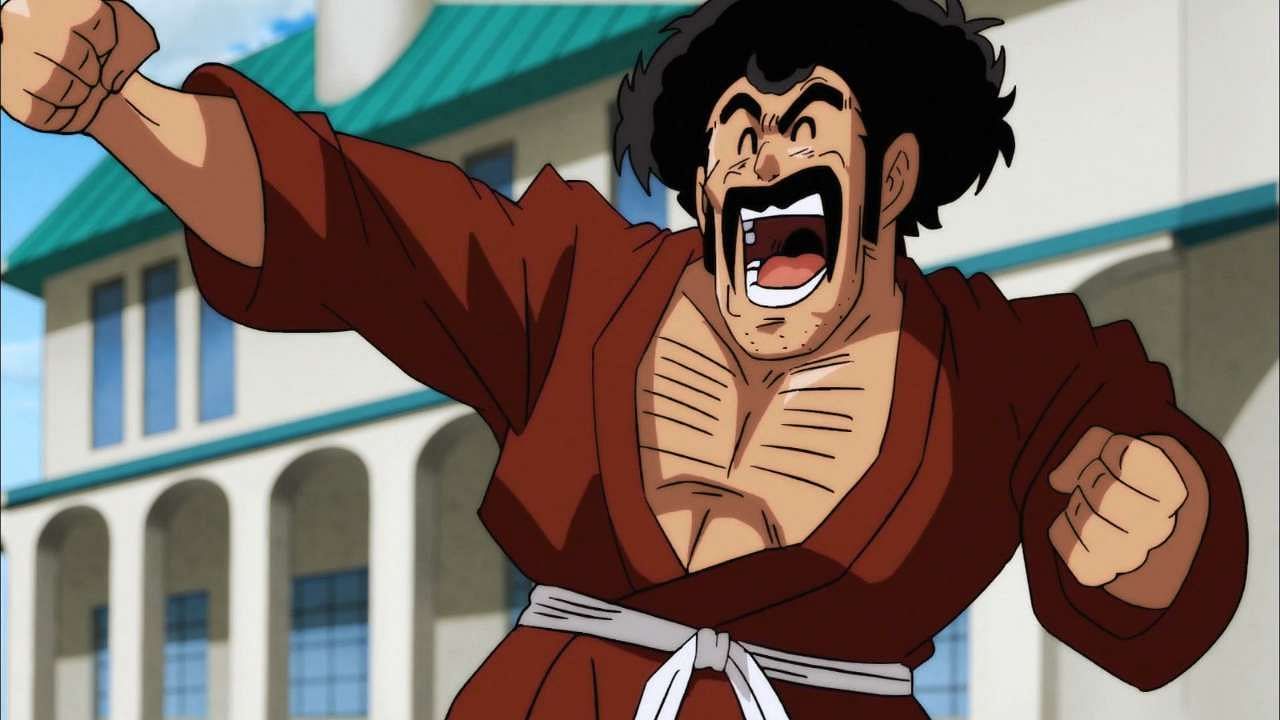 Mr Satan as seen in Dragon Ball Super (Image via Toei Animation)