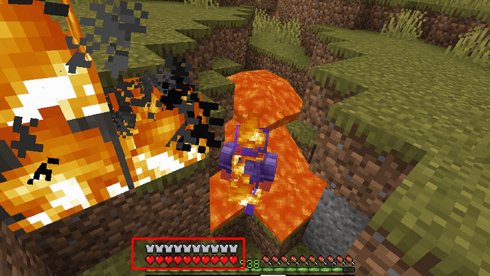 Fire Protection can be helpful in Minecraft if you&#039;re not a fan of fire and lava (Image via Mojang)