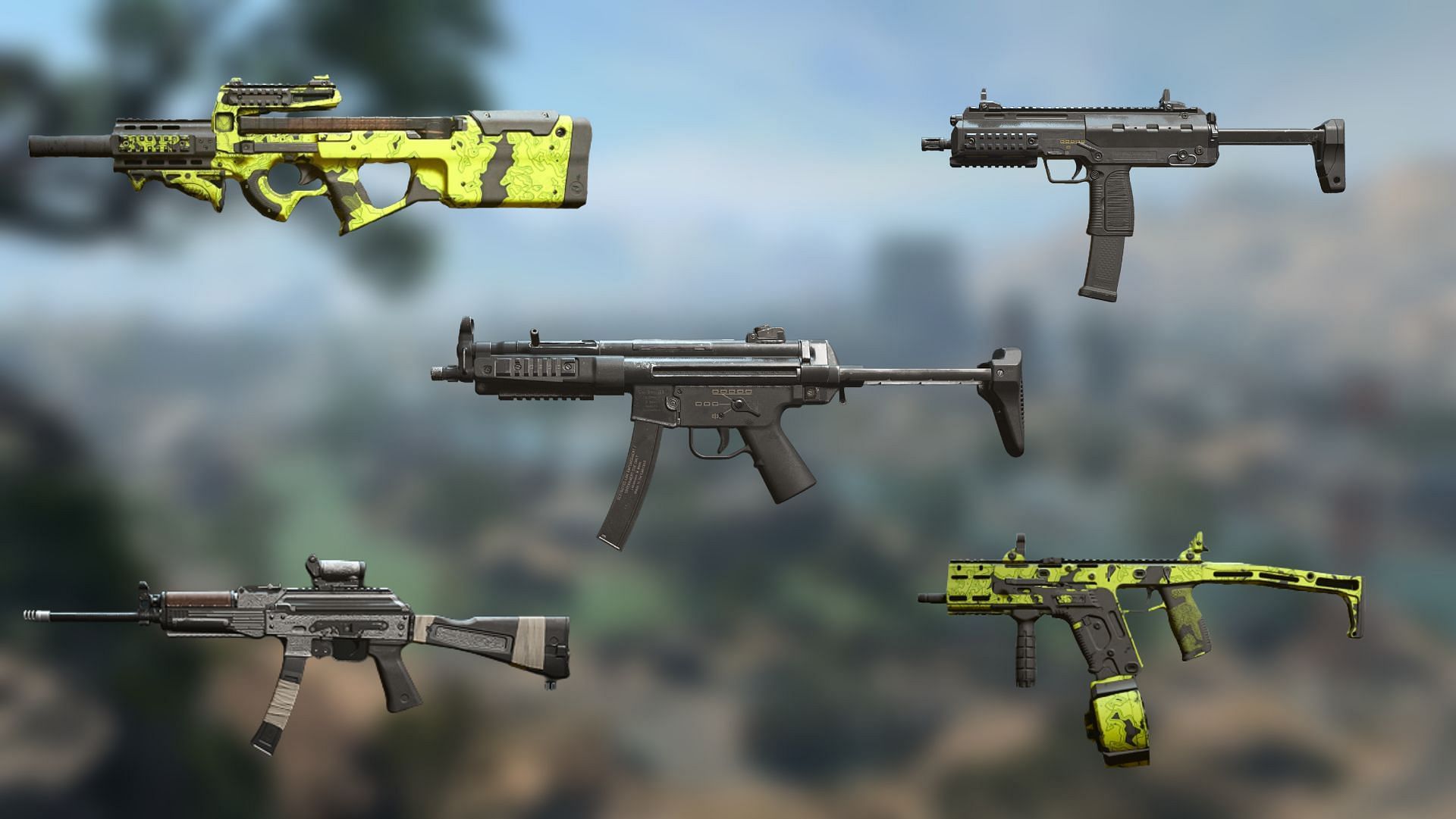 Best SMGs in Warzone 2 Season 1 Reloaded (Images via Activision)