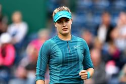 Canada's Eugenie Bouchard enjoys watching Raiders vs. Chargers game at Allegiant Stadium