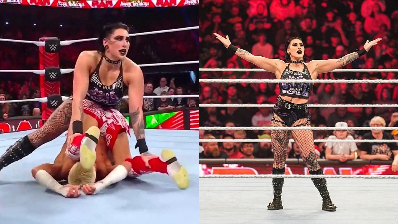 Rhea Ripley defeated Akira Tozawa this week on RAW