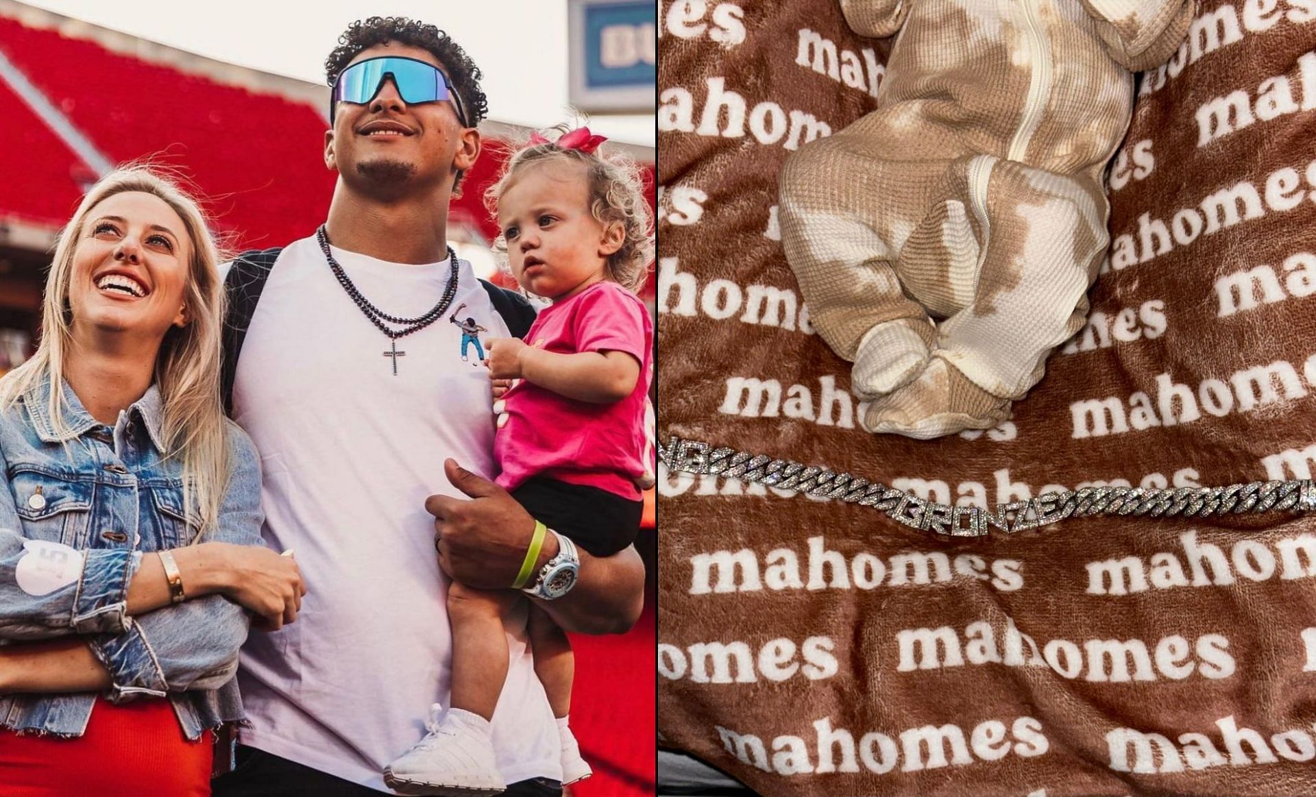 Chiefs QB Patrick Mahomes discusses new baby son 'Bronze' Mahomes