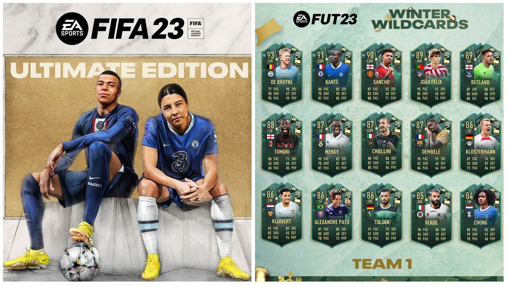 Fans have reacted to the Winter Wildcards promo in FIFA 23 (Images via EA Sports)