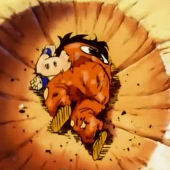 Bocchi The Rock trolls Dragon Ball with the death Yamcha meme