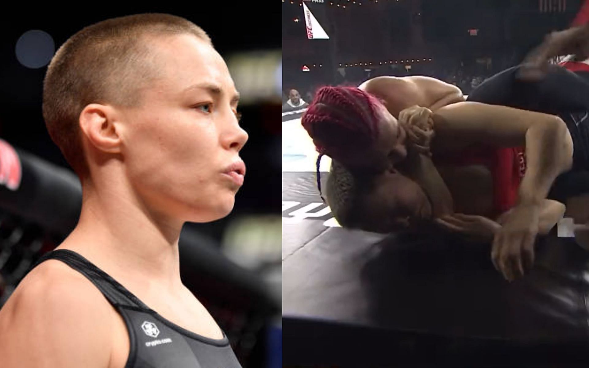 Rose namajunas shaved head