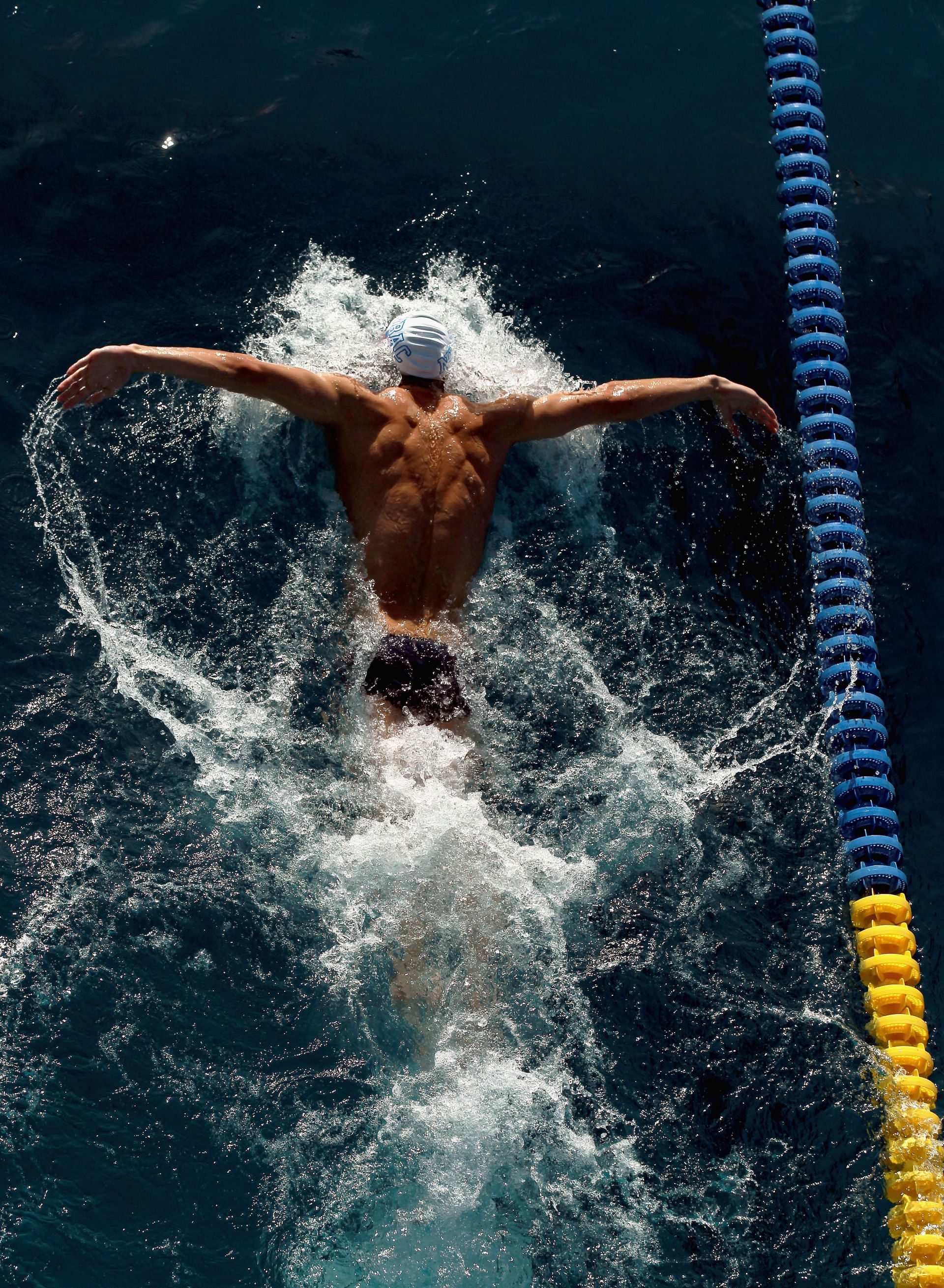 Phelps at the Santa Clara International Grand Prix 2011 (Photo by Ezra Shaw/Getty Images)